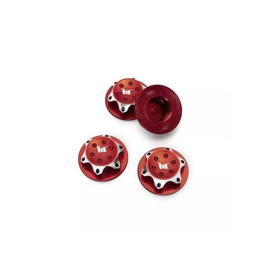 Hobbytech Red Lightweight Radmuttern 17mm