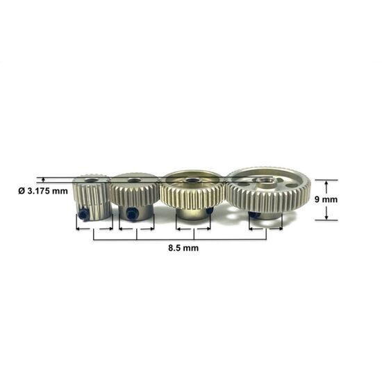 Alu Ritzel 48dp - 33Z, 2 image