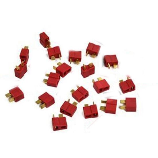Prise en T femelle rouges (20pcs), 2 image