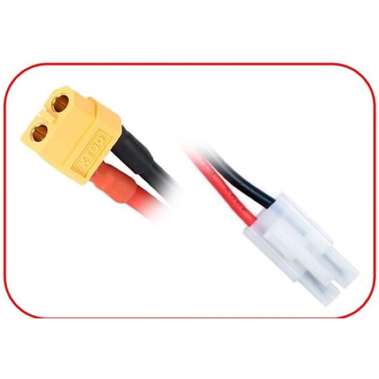 Câble de charge XT60 adapté au Tamiya 15cm