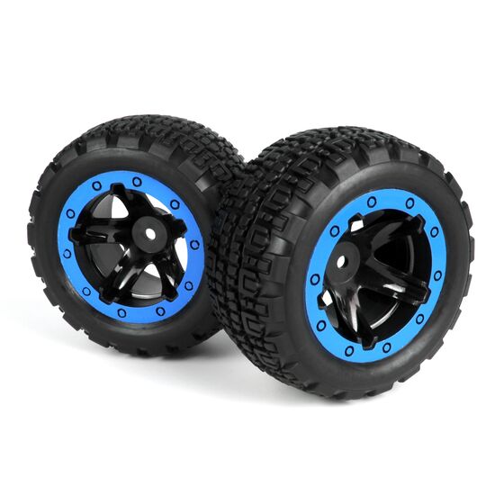 Slyder ST Räder/Reifen Montiert (Schwarz/Blau)