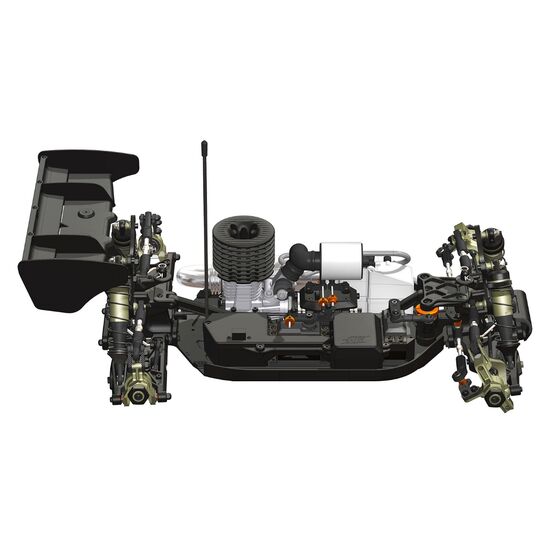 D8 World Spec 1/8 Competition Nitro Buggy (sans carrosserie), 7 image