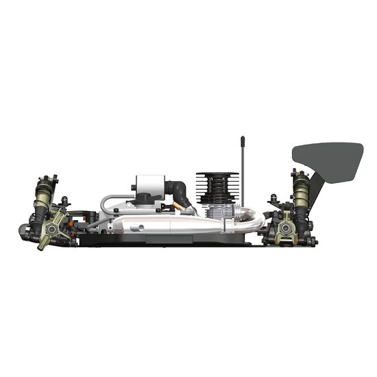 D8 World Spec 1/8 Competition Nitro Buggy (sans carrosserie), 6 image