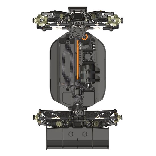 E8 World Spec 1/8 Competition Electric Buggy (sans carrosserie), 6 image