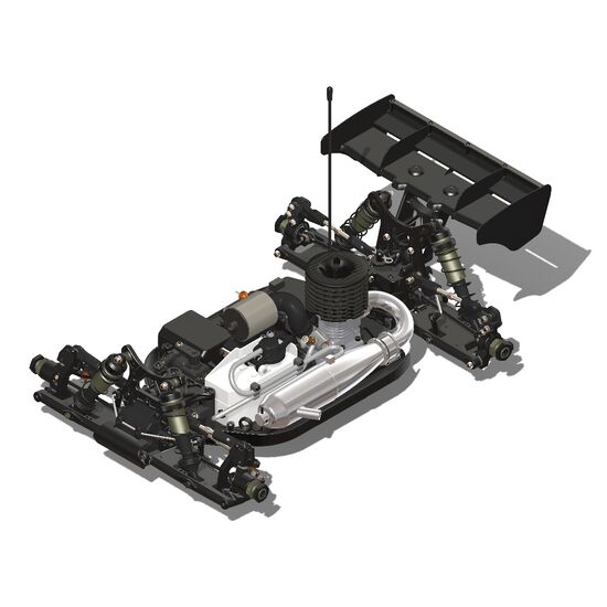 D8 RS 1/8 Competition Nitro Buggy (Without Bodyshell) - Limited Edition