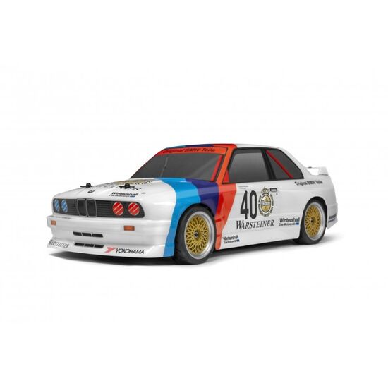 RS4 Sport 3 BMW Touring Warsteiner E30 1987 RTR (prêt à rouler avec radio, batterie et chargeur)