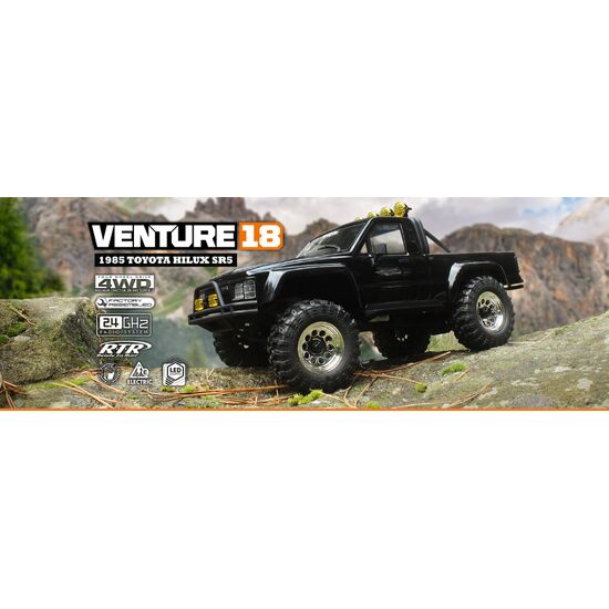 Venture18 1985 Toyota Hilux SR5 - Black, 10 image