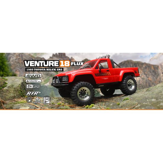 Venture18 Flux 1985 Toyota Hilux SR5 - Red, 6 image