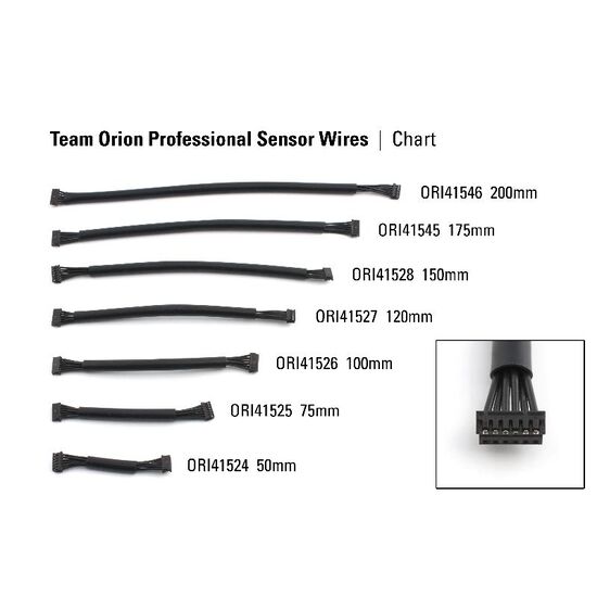 Cable capteur moteur brushless Pro 75mm, 2 image