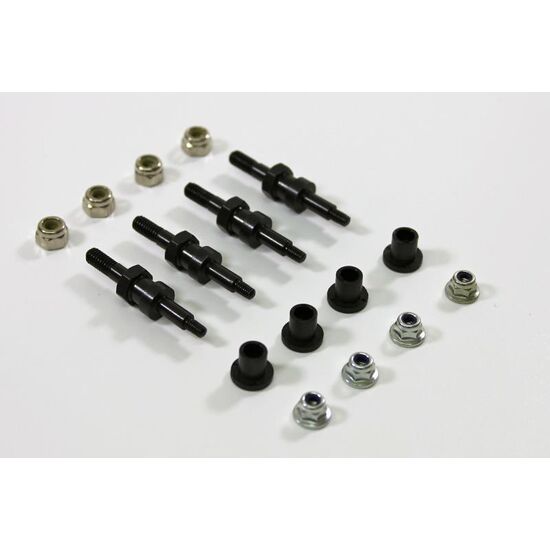 Vis Support Amortisseur Supérieurs + écrous 1/8 (x4)