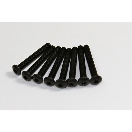 Vis à tête rondes 3,5x25mm (x8)