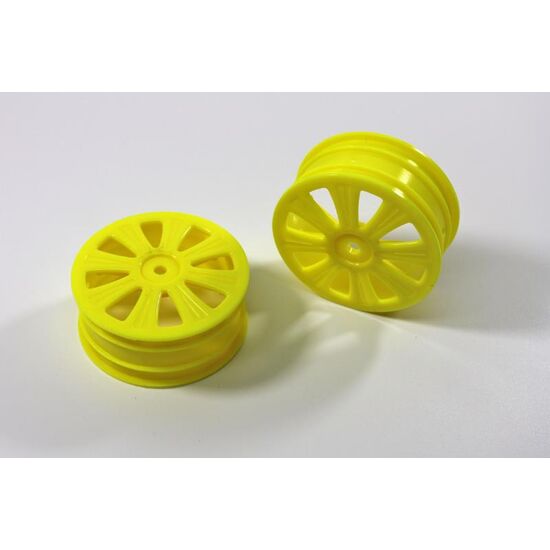 Jantes AVT Jaunes (x2) 4WD Buggy