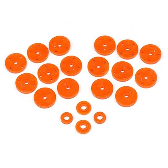 SHOCK PISTON SET (4X1.2MM/1.3MM/1.4MM/BLANK)