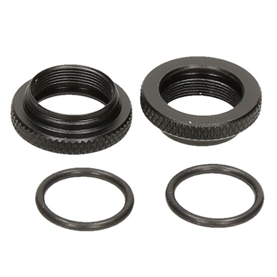 SHOCK SPRING ADJUST NUT (Black/M12/2pcs)