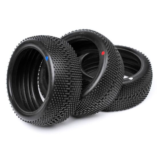 HB MEGABITE TIRE (RED/1/8TH BUGGY), 6 image
