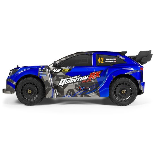 QuantumRX Flux 4S 1/8 4WD Rally Car RTR Bleu (Brushless/sans accus, ni chargeur), 6 image