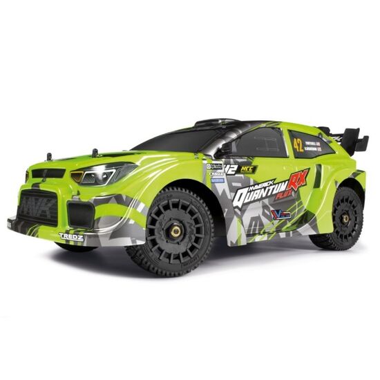 Carrosserie QuantumRX Rally Car- Vert Fluo