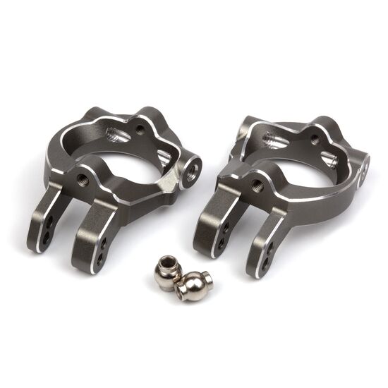 Aluminium C-Hub Set (grau/links/rechts)