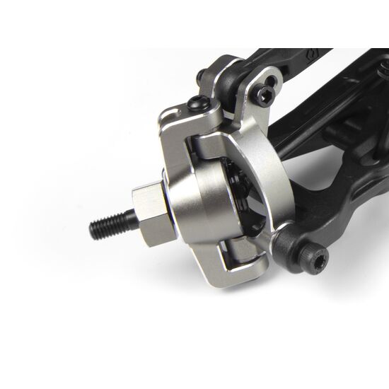 Aluminium C-Hub Set (grau/links/rechts), 2 image