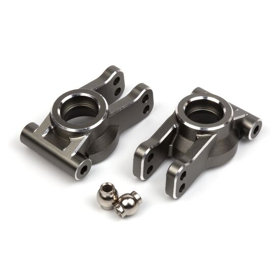 Aluminium Hinterradnabensatz (Grau/2Stk)
