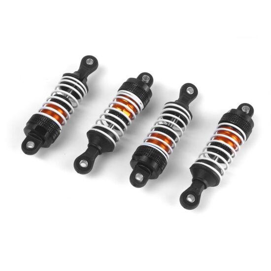 Aluminum Oil-Filled Shock Absorber Set (Orange/4pcs)