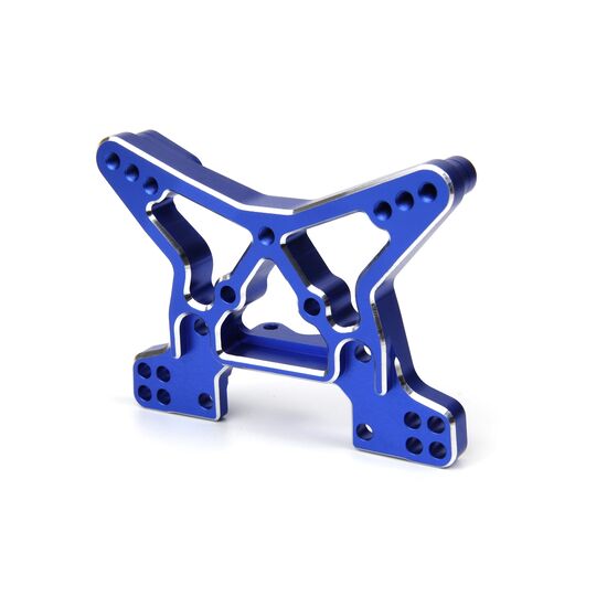 Aluminium Stoßdämpferbrücke vorne (blau)