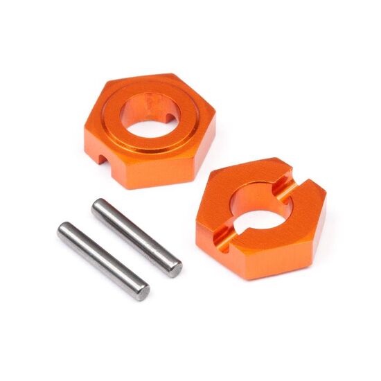 ALUMINUM HEX HUB 9.8MM (FRONT/2PCS)