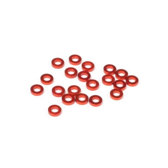 Aluminum washer 3x6x1.5mm (orange/20pcs) - Clearance Sale