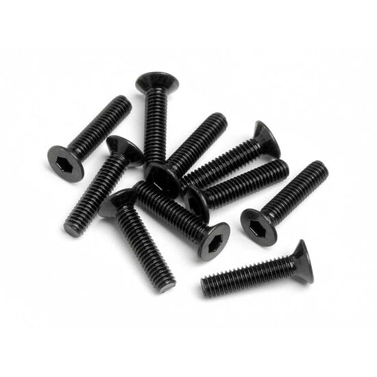 FLAT HEAD SCREW M2.5x12mm (HexSocket/10pcs)