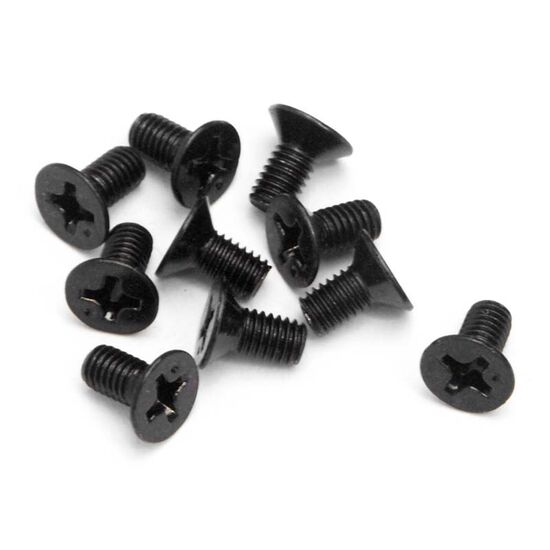 FLAT HEAD SCREW M3X6MM (10PCS)