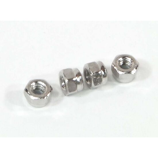 NYLON MUTTER M2.6 (SILBER/4ST) (SAVAGE 21)