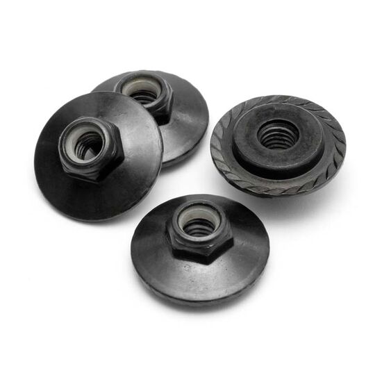 MUTTER MIT BUND M5X8MM (SCHWARZ/4STK)