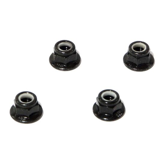 ECROU NYLSTOP M5 (NOIR - 4 PCES - SAVAGE .21)
