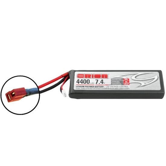 Team Orion LiPo 4400 2S 7,4V 50C Deans