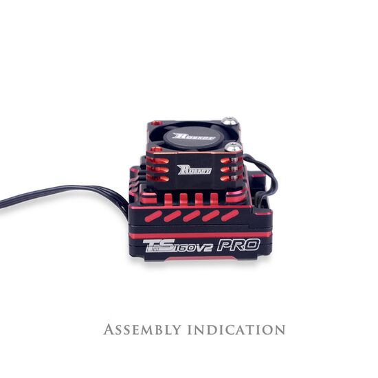 Ventilateur aluminium 25x25mm 32000rpm 5.8-8.5V Black & Red, 6 image