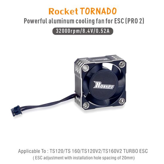 Ventilateur aluminium 25x25mm 32000rpm 5.8-8.5V Black & Silver, 6 image