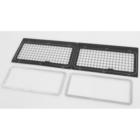 Side Windows Guard Black for Land Rover D90