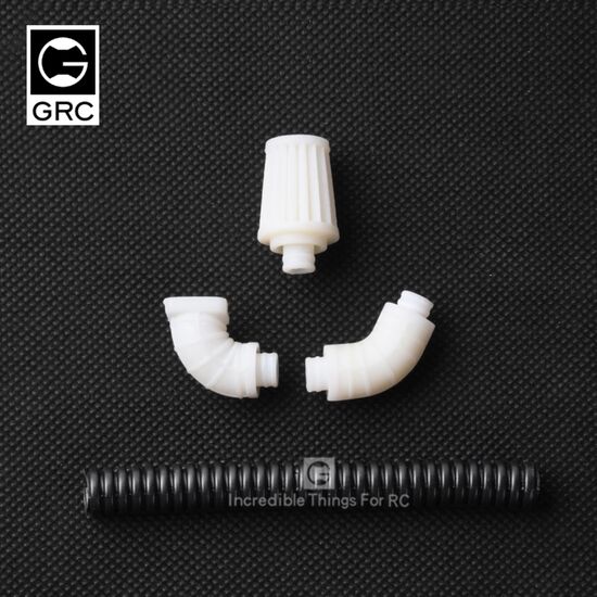 Engine Cooling Fan Motor Air Filter Set For 1/10 RC Crawler