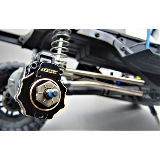 Brass Portal Knuckle Cover 2 pcs Black for Traxxas TRX-4, 3 image