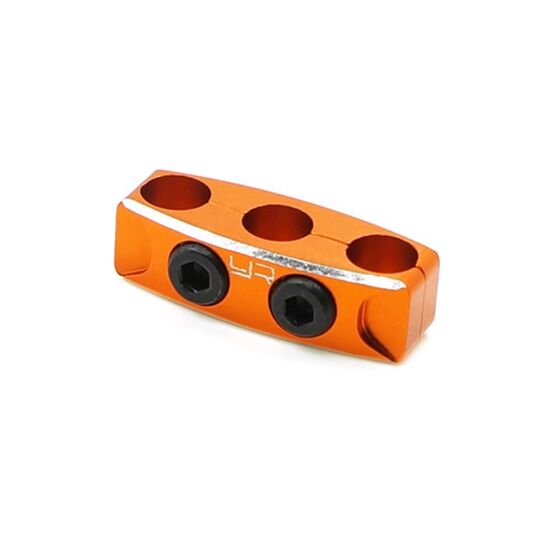 Aluminum Case 12-14 Gauge Wire Guard Clamp Orange