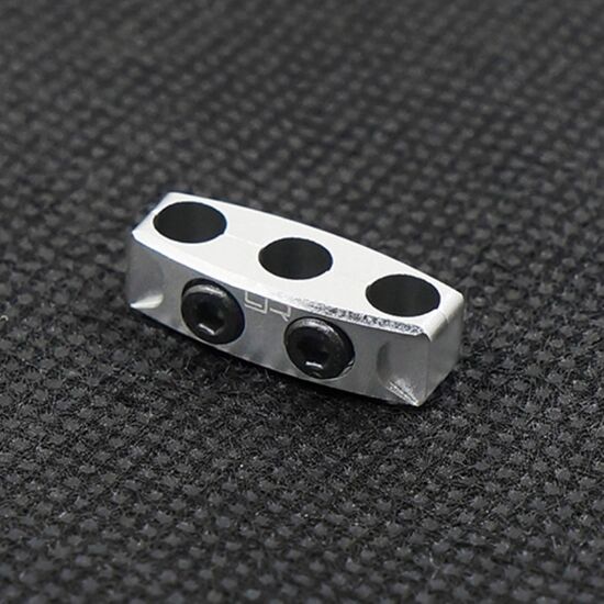 Aluminum Case 12-14 Gauge Wire Guard Clamp Silver