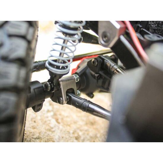 Aluminum Link Mounts Black 2pcs. for Axial SCX10 II, 3 image