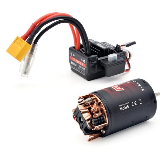 Combo 1:10 550 moteur à charbons 35T avec variateur 80A, 3 image
