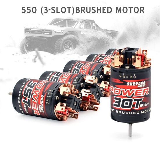 Surpass Hobby 550 brushed motor 3-slot 25T, 11 image