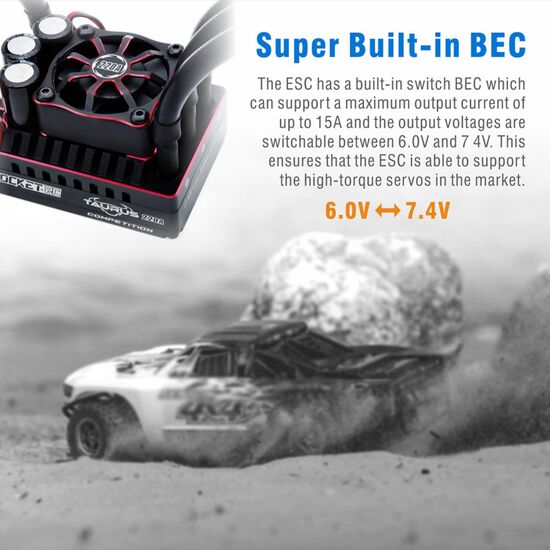 Variateur Brushless Taurus 1:8 220A (Competition), 3 image