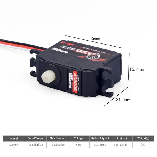 Servo 25G S0025P, 4 image