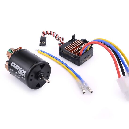 Combo 1:10 540 moteur à charbons 80T (15900RPM) avec variateur 60A