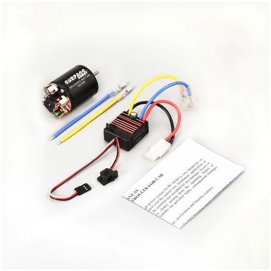 Combo 1:10 540 moteur à charbons 80T (15900RPM) avec variateur 60A, 3 image