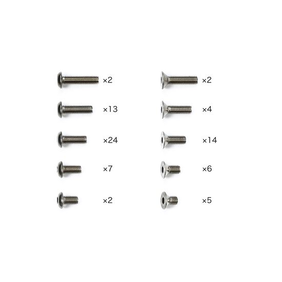 TD4 Titanium Screw Set