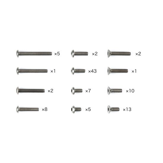 XM-01 Titanium Screw Set